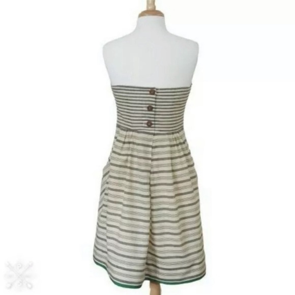 Anthropologie Maeve Changing Stripes Dress size 8P - Picture 2 of 9
